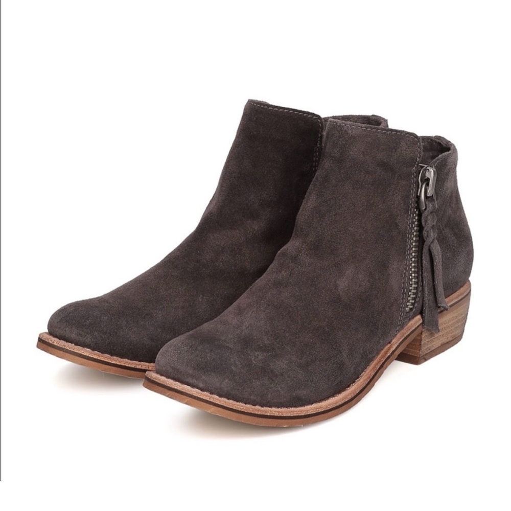 Dolce Vita Women's Gray Suede Ankle Boots‎ - sz 7.5